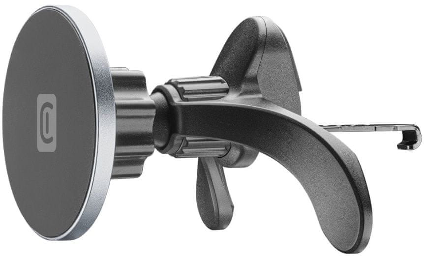 FIXED Magnetický držiak Touch Mag Air Vents s uchytením do mriežky ventilácie a podporou MagSafe, čierny, MAGSFHOLDERVENT2K